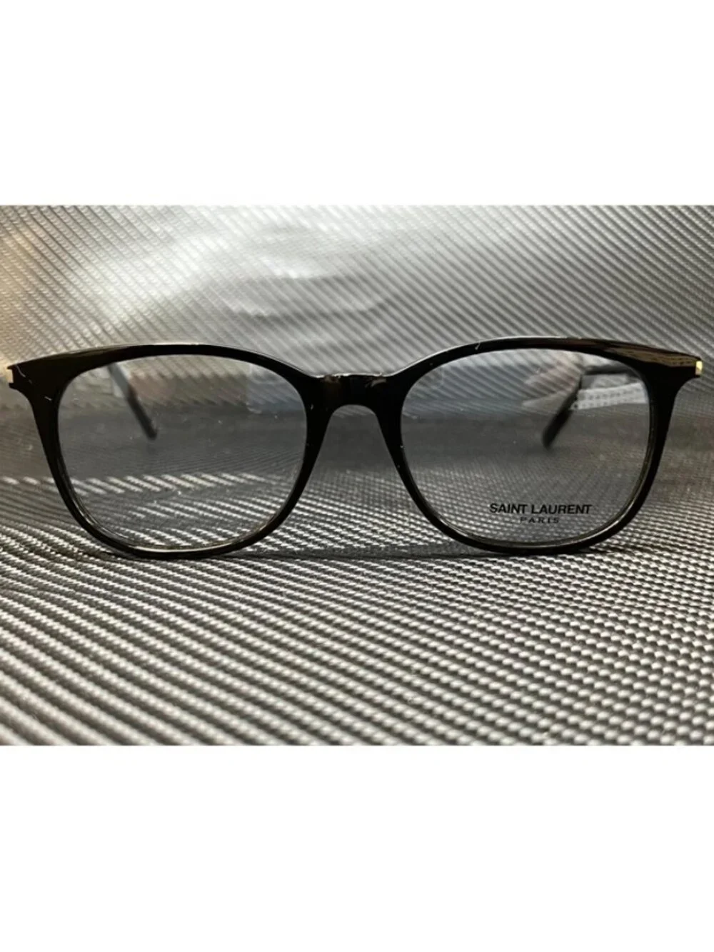 New Yves Saint Laurent Women  Black Eyeglasses  52- 18-